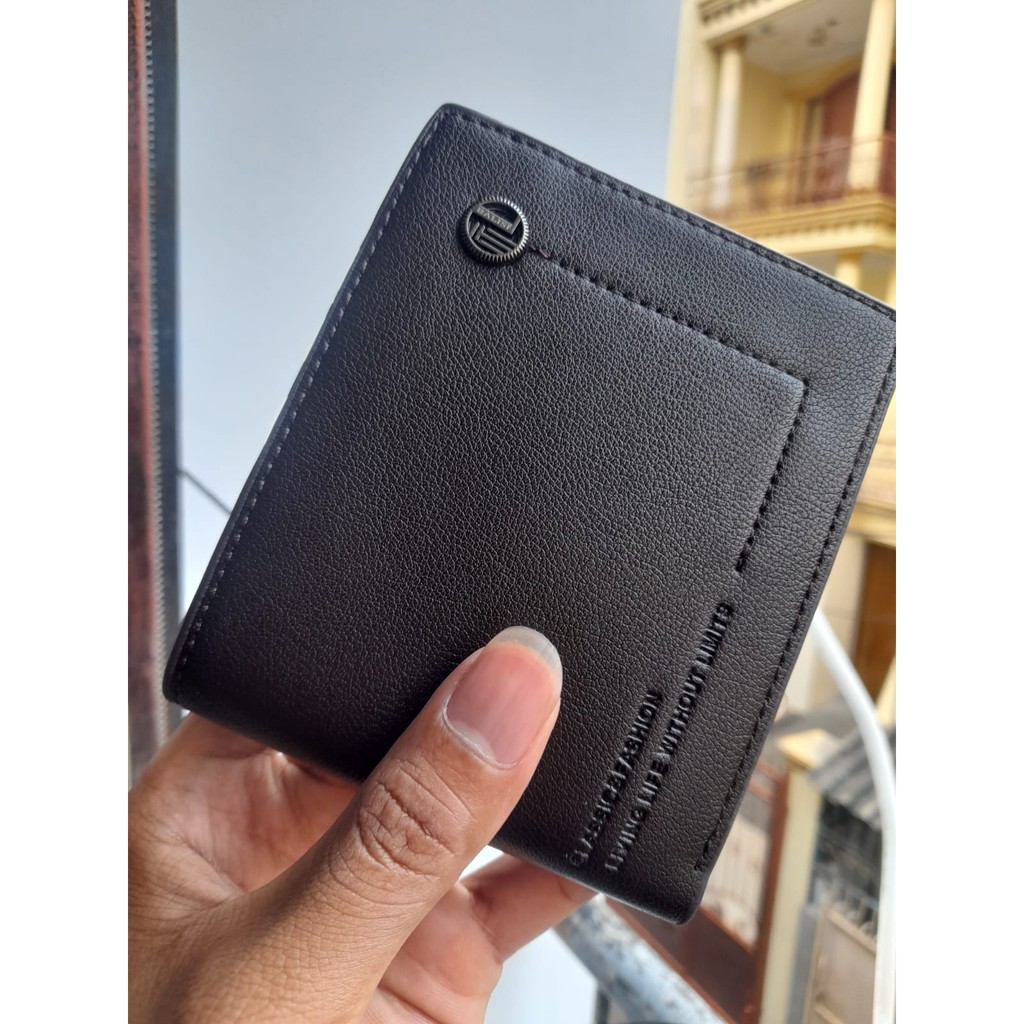 Dompet Balisi Lipat Khusus Cowok / Dompet Pria BALISI Plat / Bahan Kulit Halus Mewah