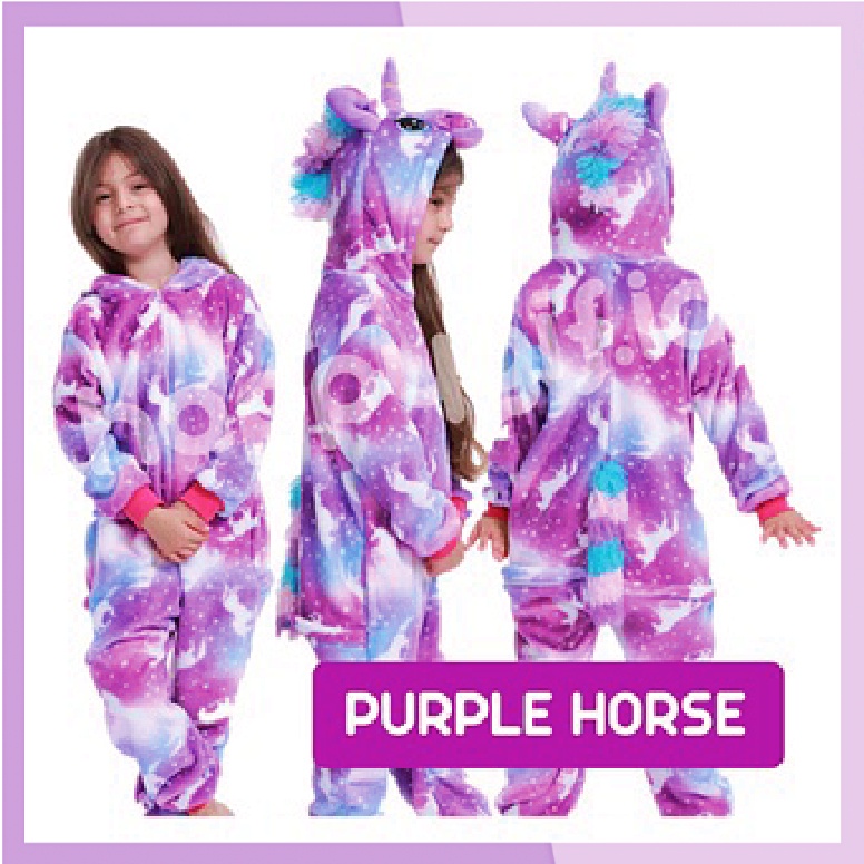 BAJU KOSTUM ONESIE PIYAMA ANAK UNIK KID UNICORN 2