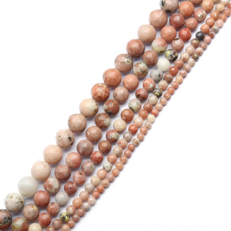 Batu Alam Wintersweet Jesper 4/6/8/10 MM Dipilih Untuk Manik Manik Gelang