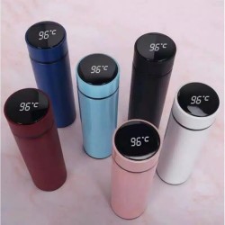 LED GLOSSY Display 304 stainless Vacum Flask btl 500ML TERMOS SUHU/Tumbler cerdas suhu