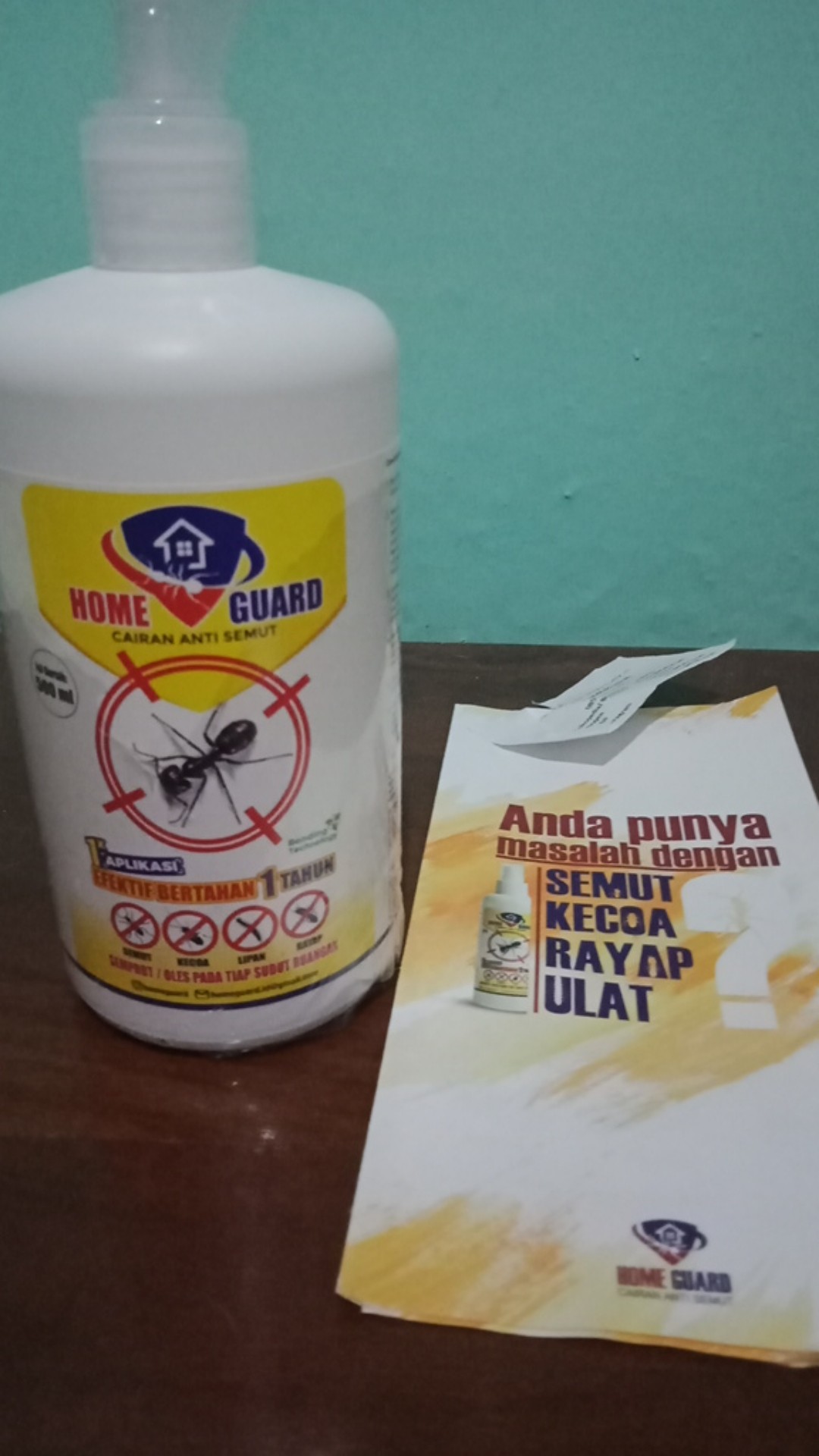 Cairan Anti Semut Kecoa Serangga Homeguard 500ml Home Guard