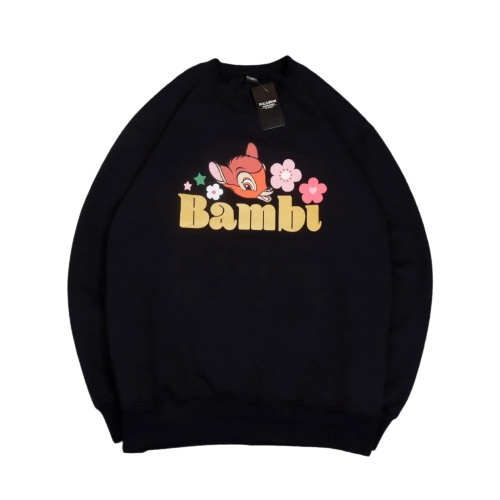 Sweater Crewneck BAMBI / Crewneck Pria / Crewneck Wanita Available M L XL Casual Good Brand Quality (Fulltag) Realpict