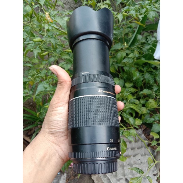 Jual Lensa Tele Canon 75 300 Lensa Canon 75 300 Zom Indonesia Shopee Indonesia