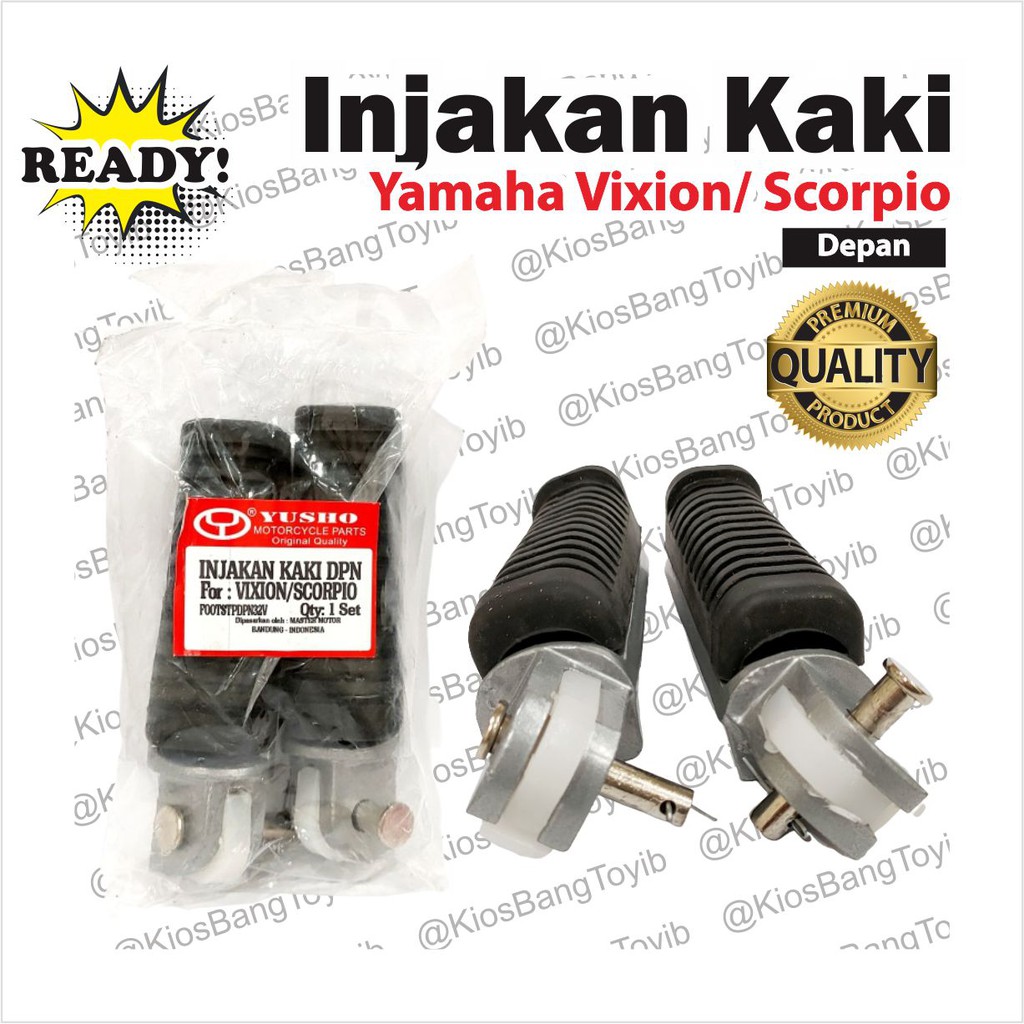 Karet Footstep Barstep Depan/Pijakan Kaki Depan Yamaha Vixion Scorpio (YUSHO)