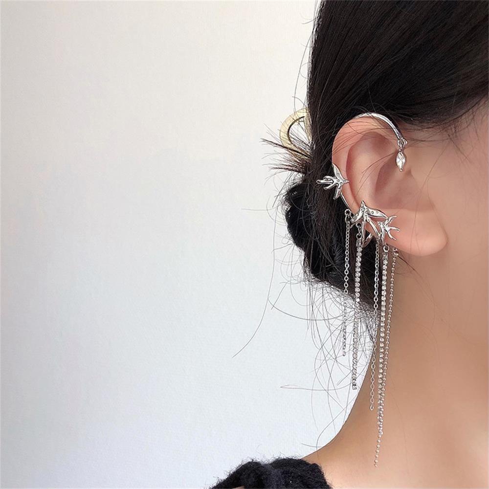 Lily Ear Wrap Pesta Wanita Pria Tanpa Tindik Anting Tragus