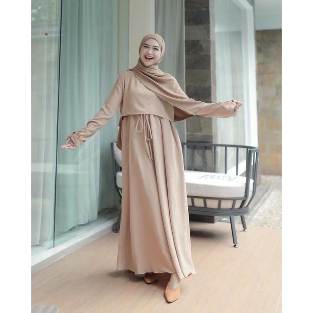 gamis ria ricis/gamis andin/midi dress