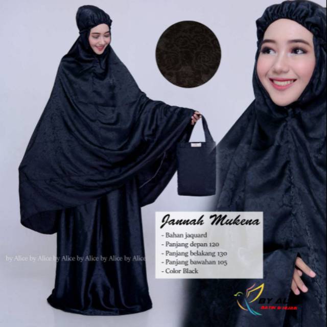 Mukena JANNAH Jumbo Free Tas Ori Alice