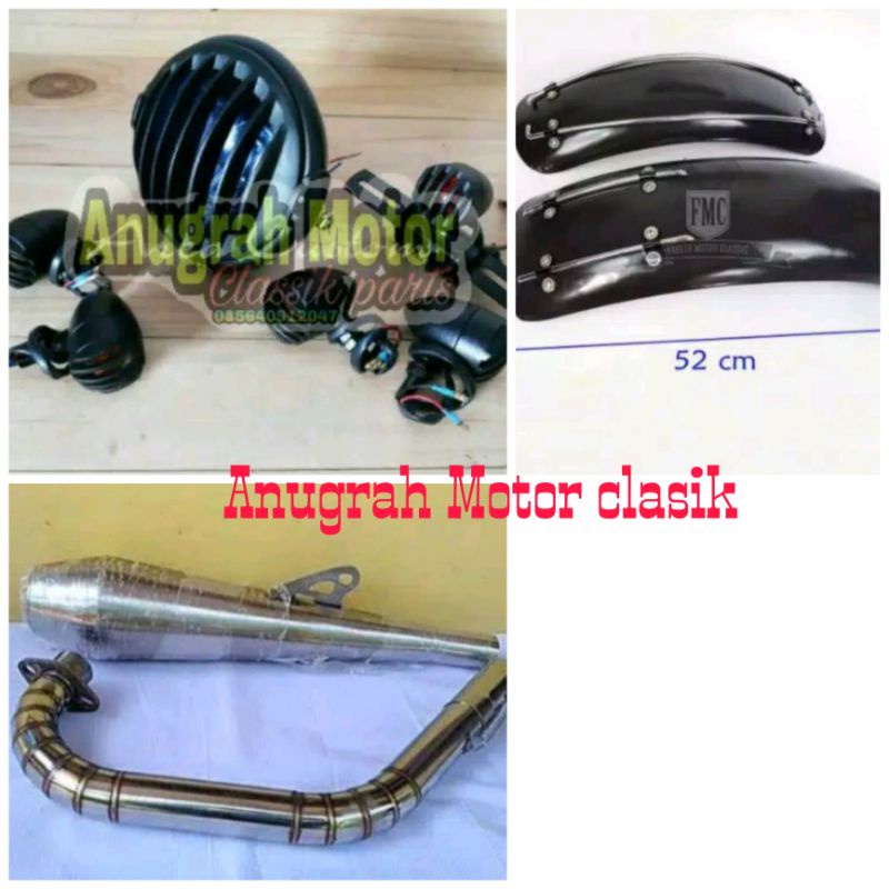 paket hemat lampu japstyle knalpot japstyle spakbor japstyle
