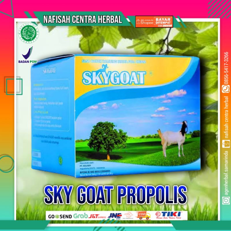 

Skygoat Propolis | Susu Kambing Bubuk Etawa Full Cream