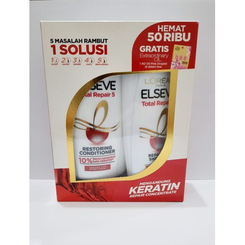 ELSEVE PAKET (SHAMPOO/CONDITIONER/SERUM) @MJ