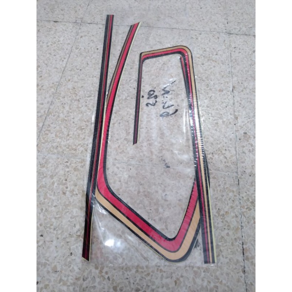 striping gl 100 stiker lis original Honda GL 100
