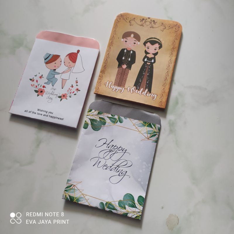 

Amplop Wedding angpao kondangan isi 10