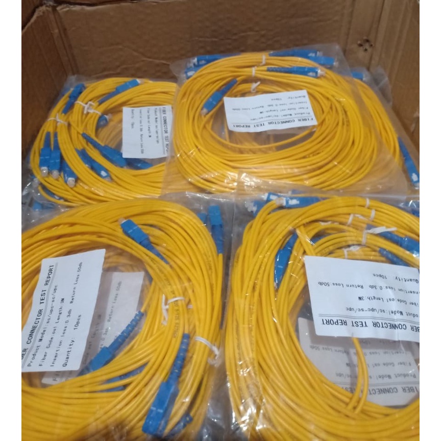 Patchord / Patchcord SC-SC UPC 5 Meter 3mm Simplex Pabrikan