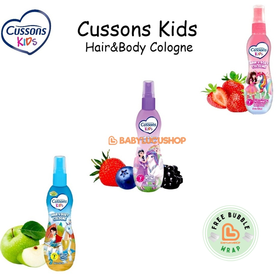 Cussons Kids Hair &amp; Body Cologne Fruity - Parfum Anak 100ml