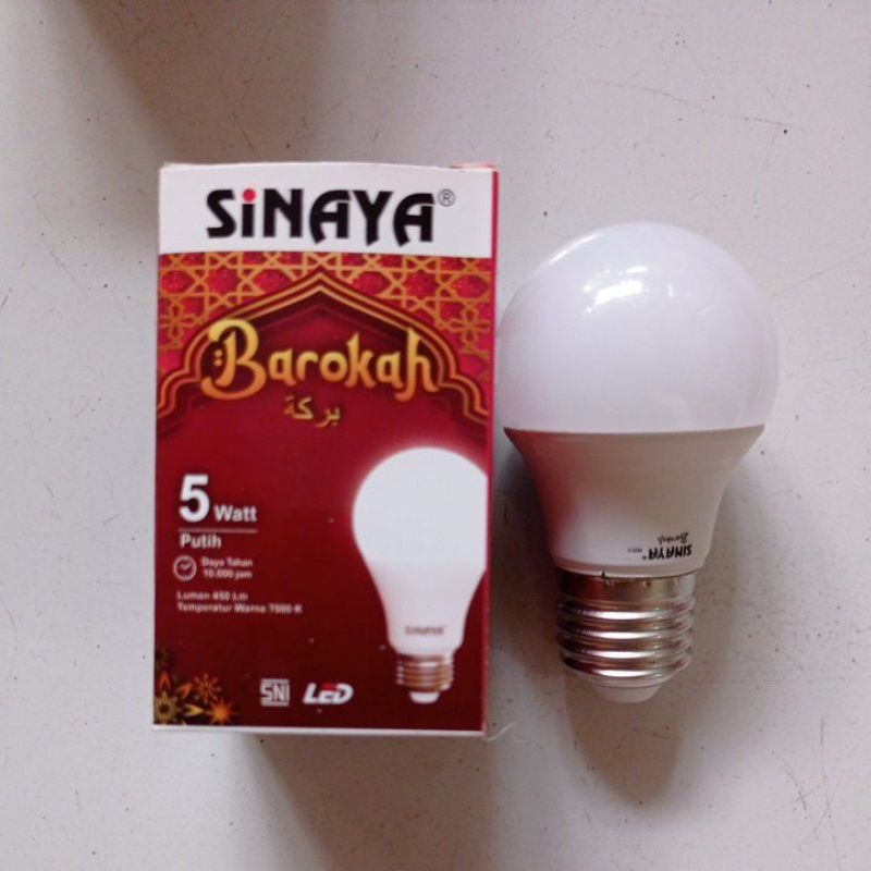 LAMPU LED MURAH BERKUALITAS BAGUS/GARANSI MEREK SINAYA BAROKAH 5W, 7W, 9W, 12W, 15W, 18W