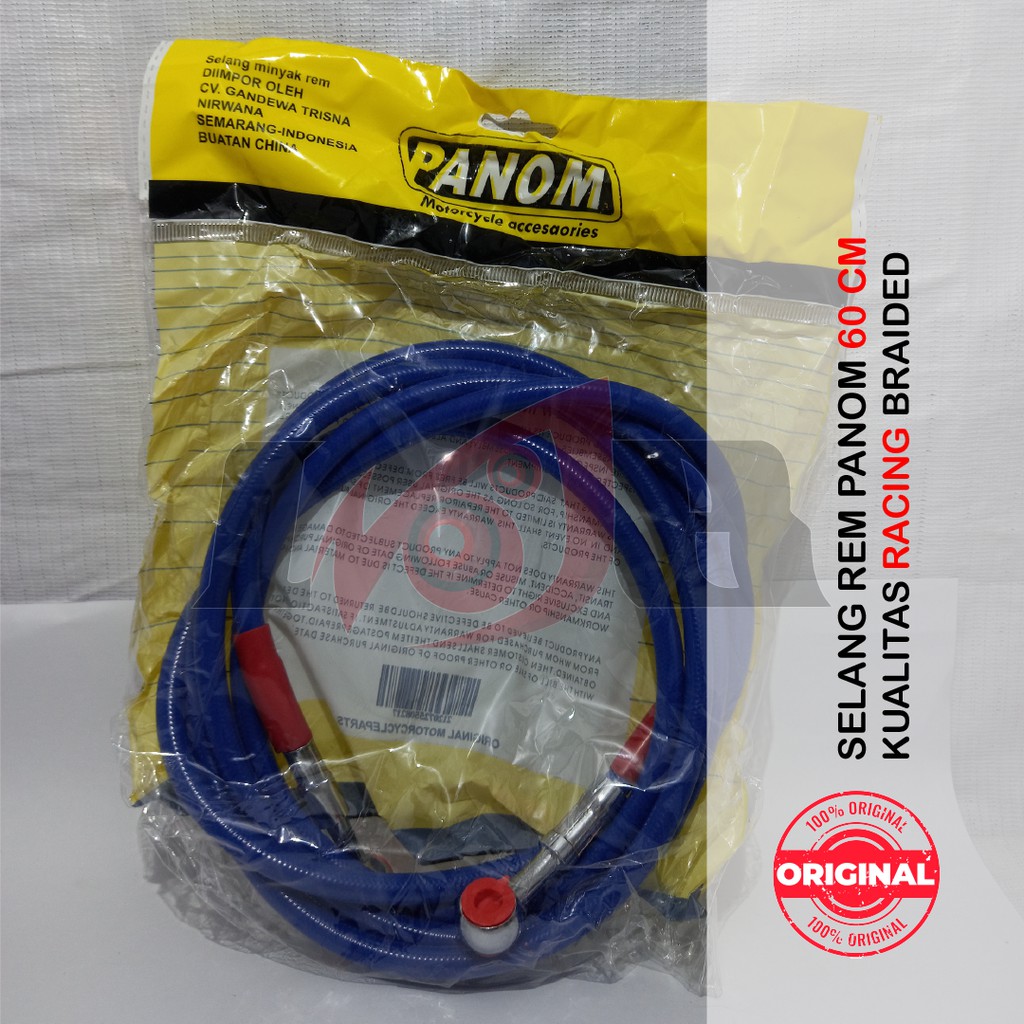 Murah Selang Rem Cakram Depan 215cm Universal Brake Hose Kawat Besi