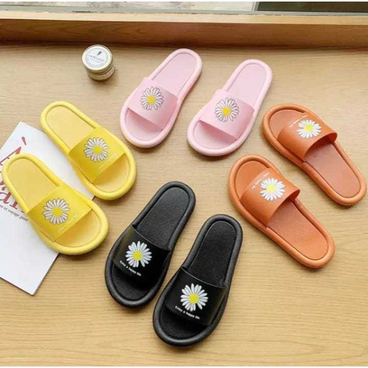 SANDAL SLOP WANITA DEWASA BUNGA TERMURAH_SANDAL SLOP SANTUY