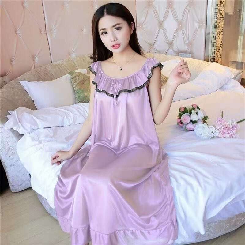 BEFAST - ZEC OOTD Wanita Dress ESHA / 136 Lingerie Dress Renda / DRESS LINGERIE / PAKAIAN WANITA / Baju Tidur Wanita Trendy / Terlaris / Terbaru 2022 / Dress Polos / Dress Bahan Satin / Dress Nyaman Untuk Tidur / Termurah