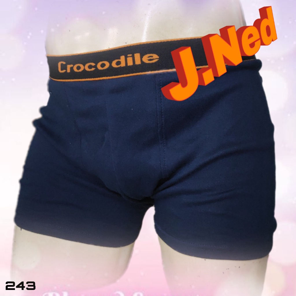 J243 - BOXER PRIA CROCODILE SIZE S - XL HARGA PER BOX ISI 1 PCS