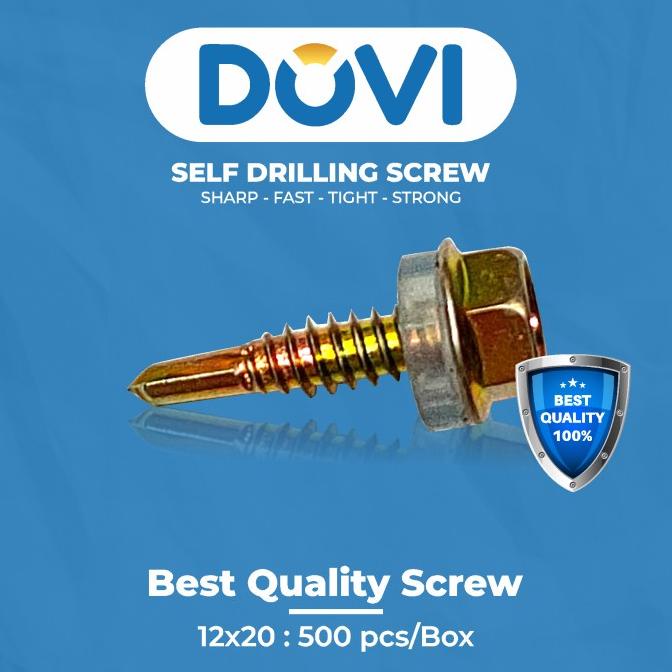 SDS 12 x 20 / Sekrup Baja Ringan / Baut Roofing