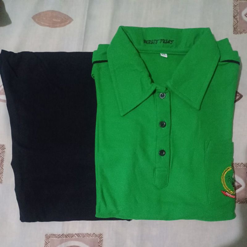 Baju Olahraga Persit (Persit Pusat) || PSO Persit (stelan) || hijau pekat