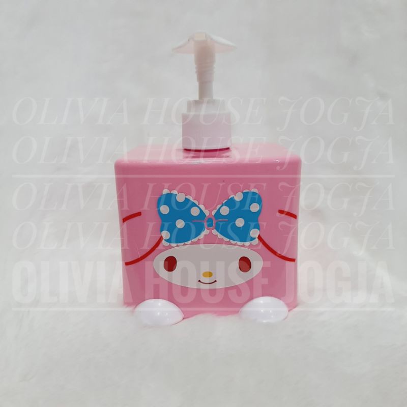 Botol Sabun Cair My Melody Pink Kotak Botol Pump My Melody Pump Sabun My Melody