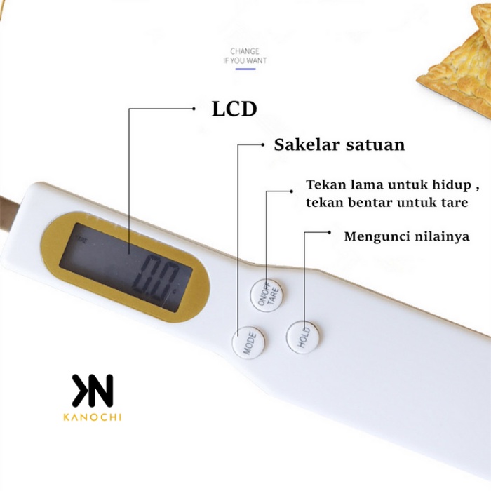 Sendok Ukur Elektrik Timbangan Digital Dapur Takaran