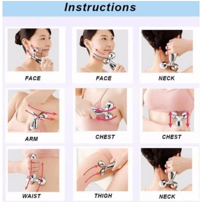 3D Massager / Alat pijat manual / Alat pijat wajah