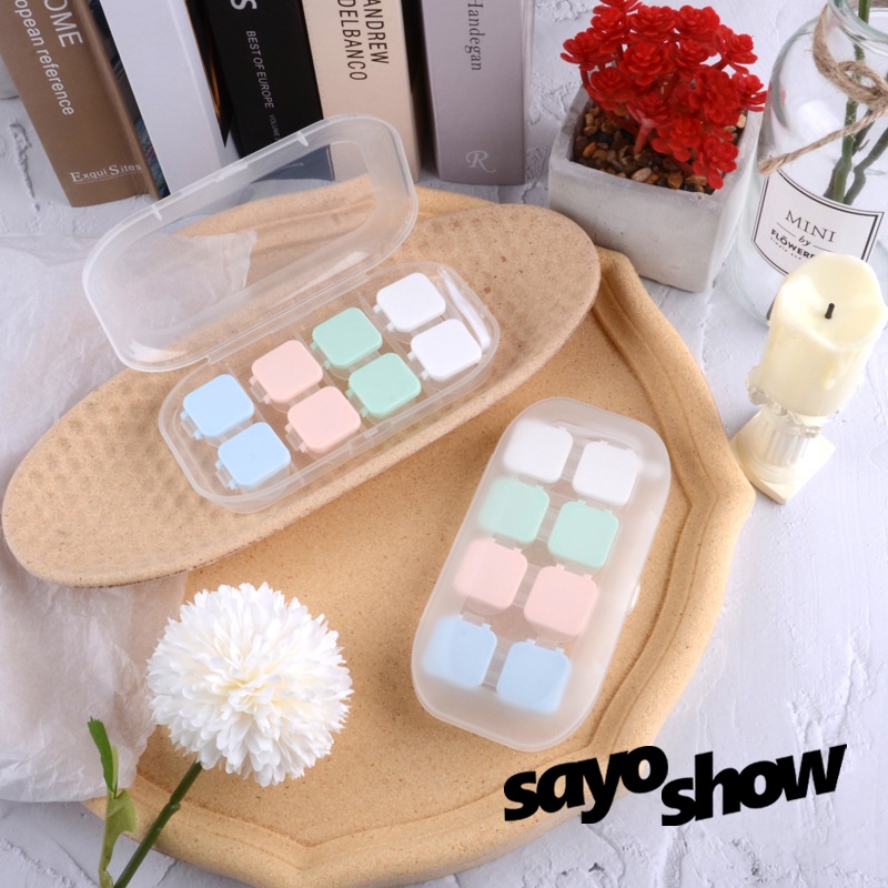 SAYOSHOW - Softlens Case 4 In 1 | Tempat Softlens Warna Pastel |