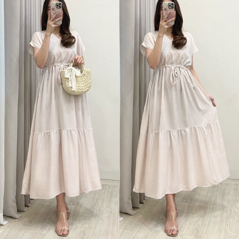 Daster Kimono Serut Homewear By Amariel-KS: Creamy Line