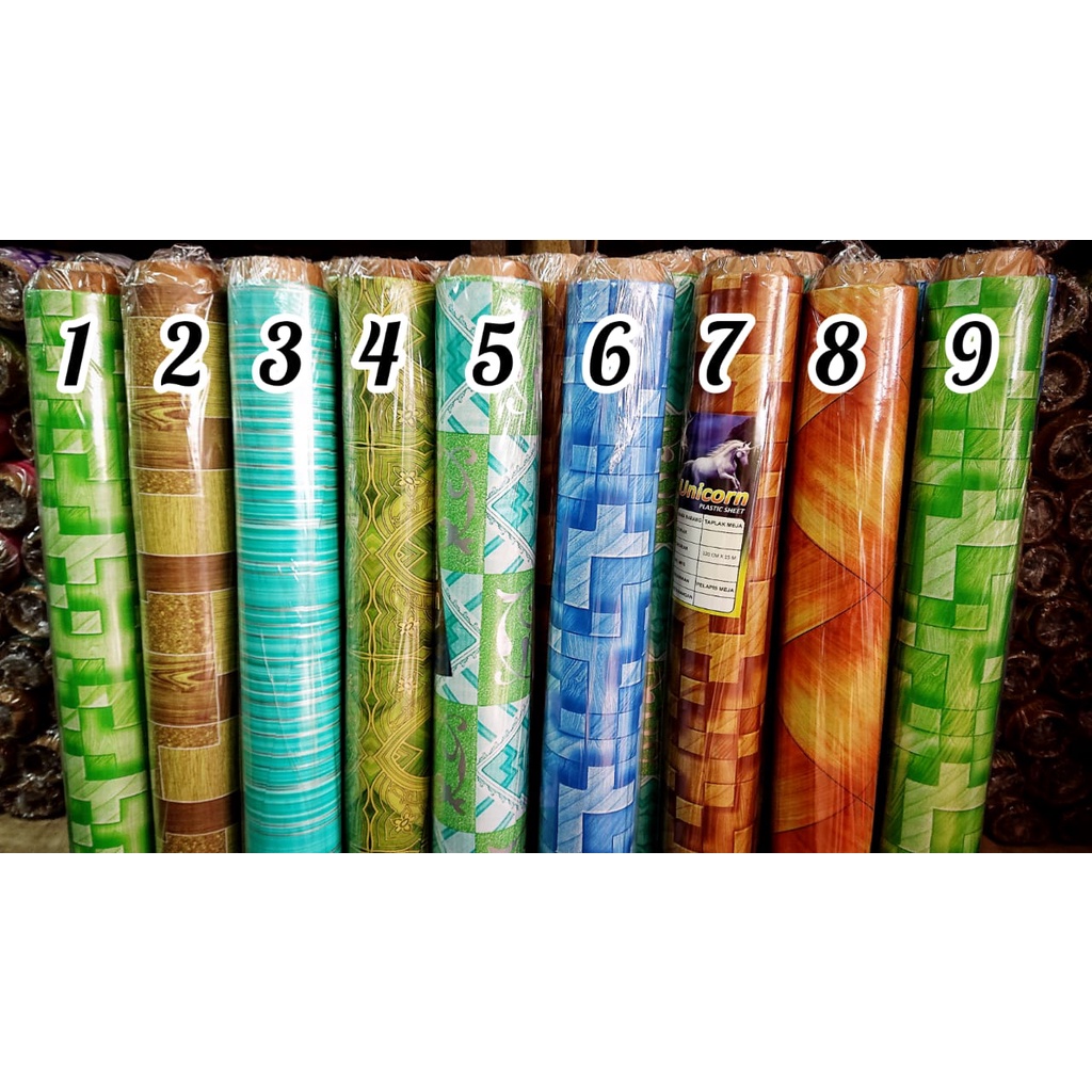 karpet plastik meteran PVC-KARPET LANTAI-TAPLAK MEJA