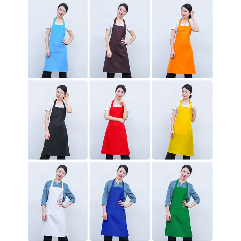 Celemek Apron Panjang Full Anti Minyak Anti Air Kotor Bahan Tebal