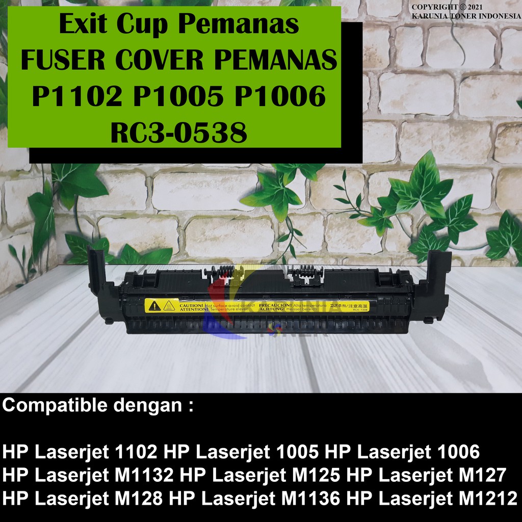 Exit Cup Roller Fuser Assy Assembly printer laser hp CE285A 85A P1102