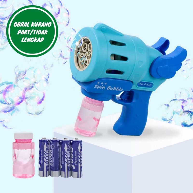 [OBRAL RIJEK] Mainan Gelembung Sabun Bubble Water Machine Gun - RC837