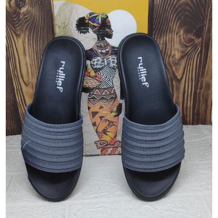 SANDAL RULIEF DKT 158 36-40 sandal wanita rajut model zaman now