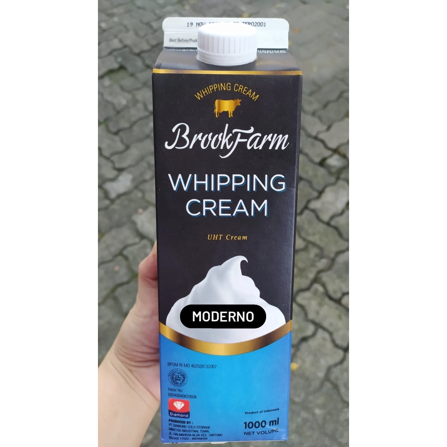 

BROOKFARM WHIPPING CREAM 1000 ML - BROOKFARM WHIPPING CREAM 1 LT