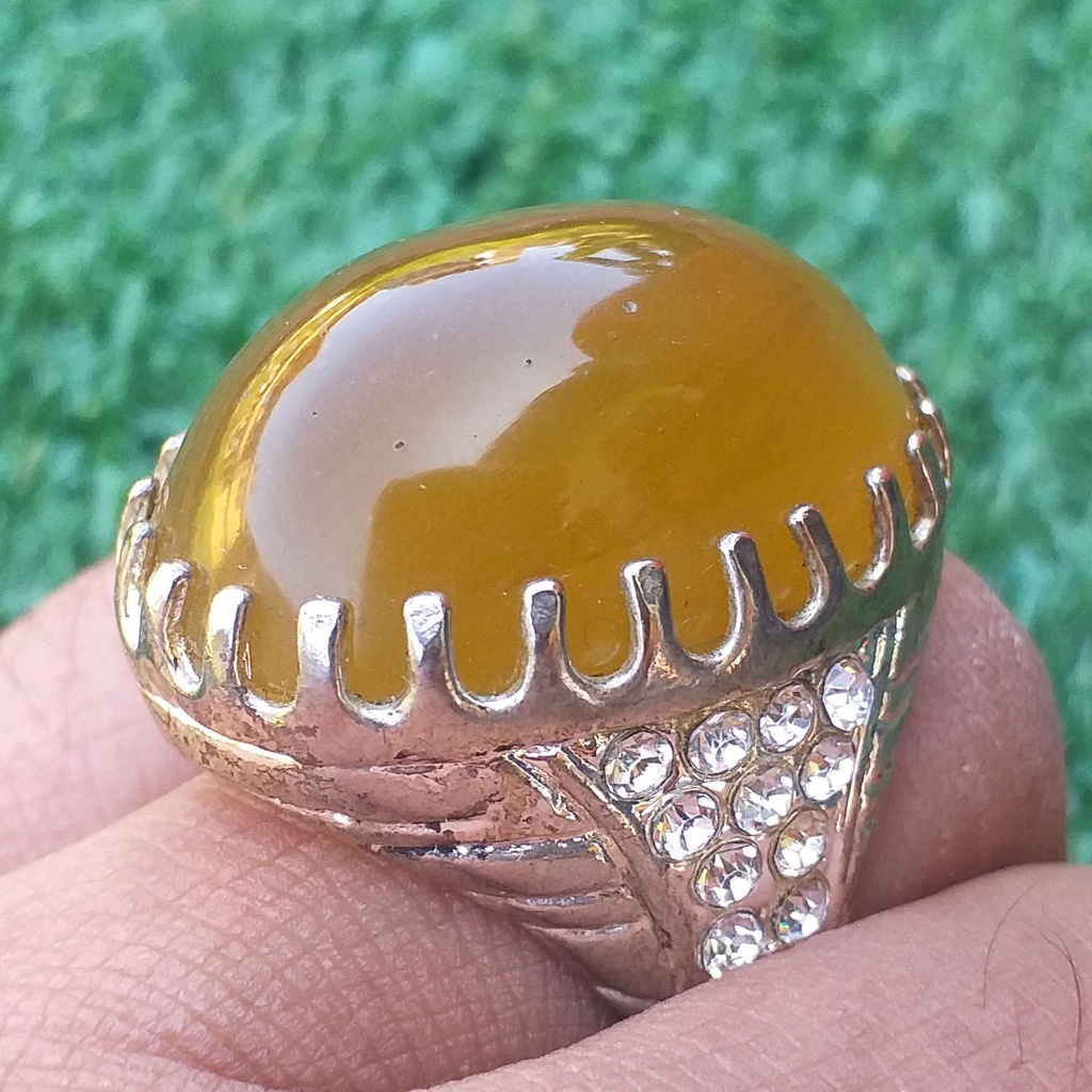 Batu Akik Cempaka Aceh Asli Klasik Nan Kristal Berminyak Jumbo Mumbul