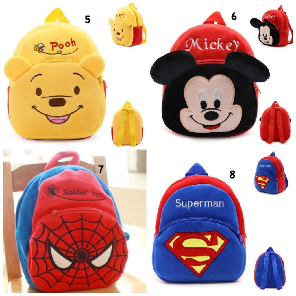 LIN065 - Tas Anak Karakter Cotton Fabric