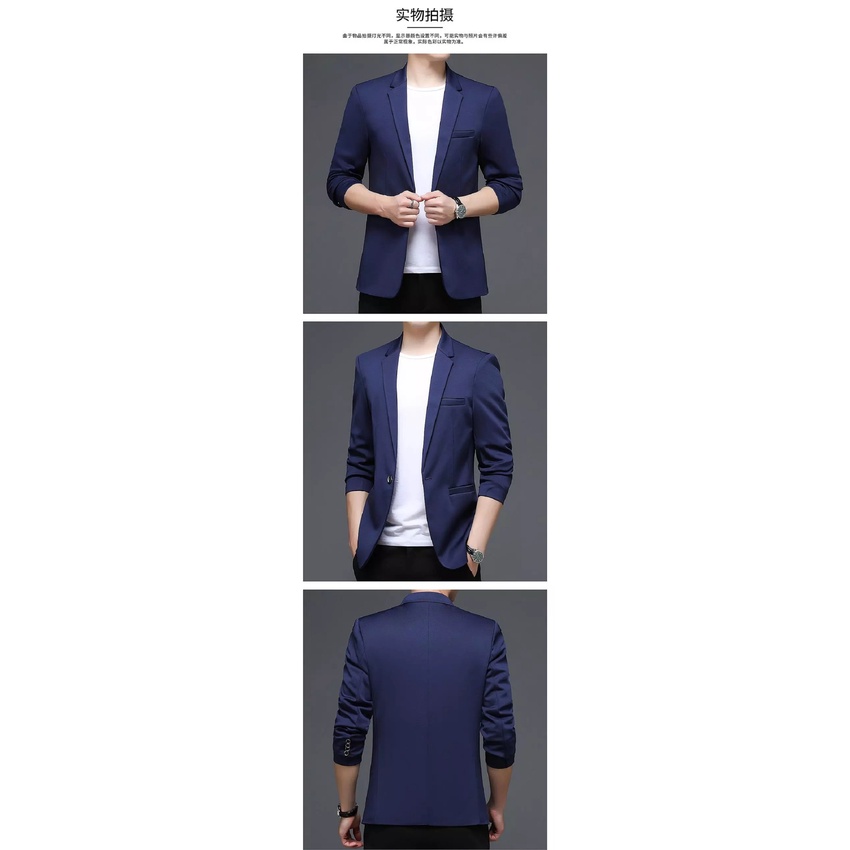 BLAZER PRIA SLIMFIT NAVY SEAN NIKAYU TWIST PREMIUM ORIGINAL (S,M,L,XL) - JAS SEMI FORMAL PRIA WARNA BIRU DONGKER HIGH TWIST PREMIUM ORIGINAL YOURMENS