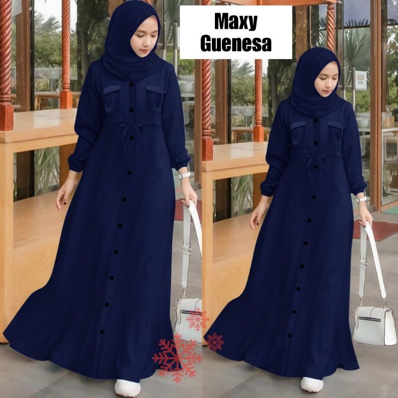 Guenesa dress pakaian wanita fashion muslim remaja