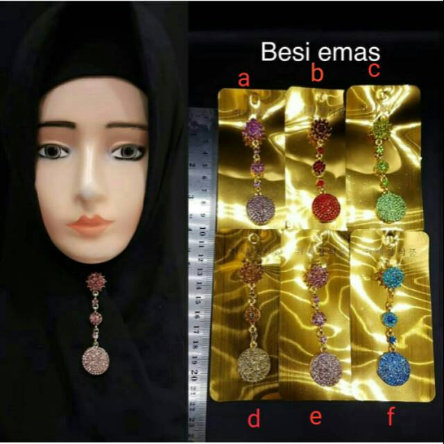 Bros hijab dagu Bros Dagu Panjang Diamont