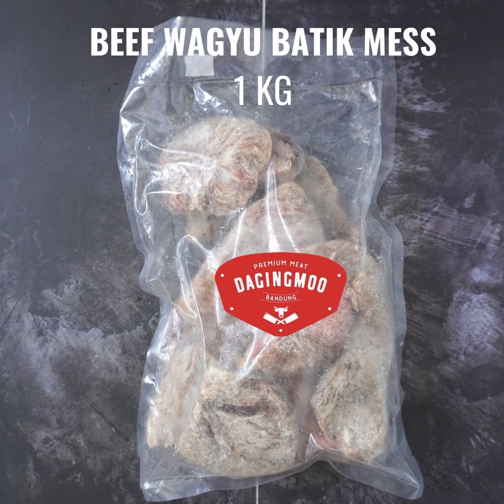 

Beef Wagyu Batik Mess Steak 1kg / Daging Steak Wagyu Batik 1kg MURAH