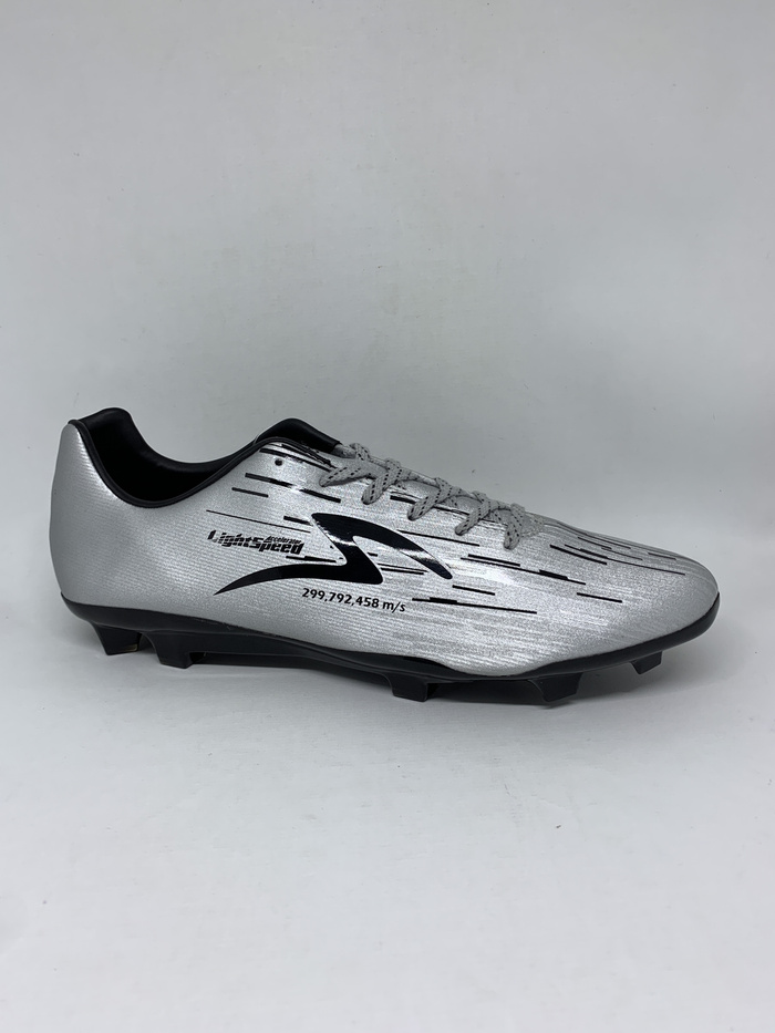 Sepatu bola specs accelerator lightspeed FG Reborn Silver black 2019