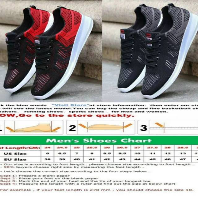 sepatu pria sneakers running fashion Leobra