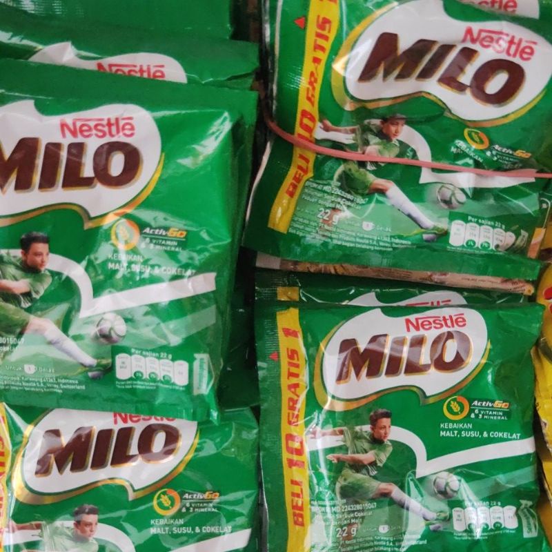 

Milo renteng 10+1 sachet (isi 11)