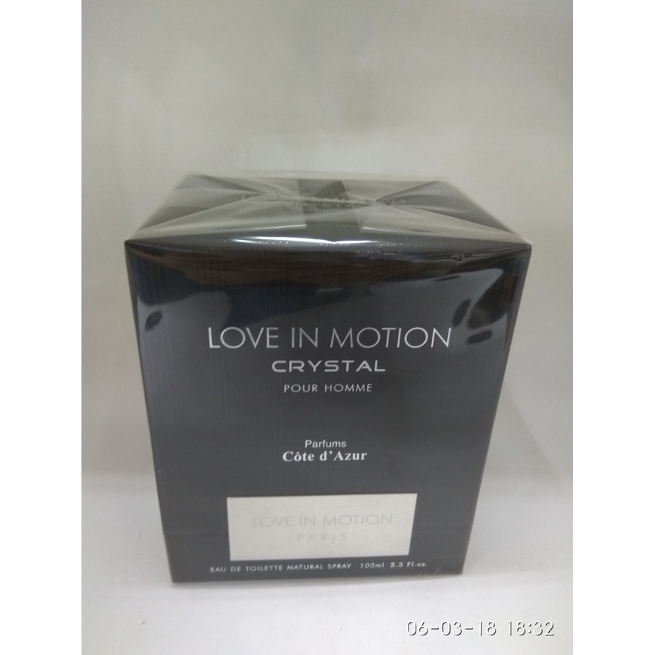 ORIGINAL PARFUM LOVE IN MOTION CRYSTAL MEN EDT 100ml