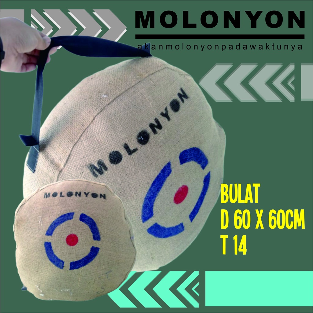 Bantalan panah molonyon bulat