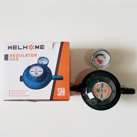 Kepala Gas Welhome WG-118 / WG - 138 Regulator Gas SNI