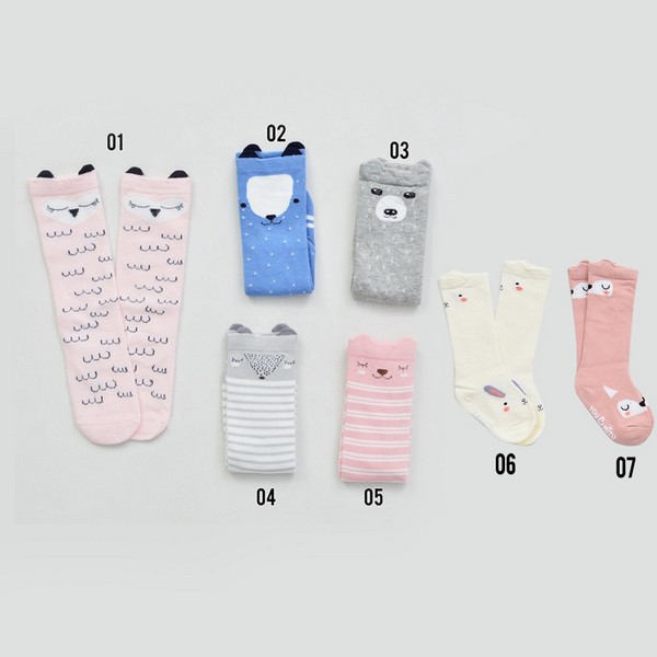 Kaos Kaki Bayi Panjang Anti Slip - Kaos Kaki Korea baby M107