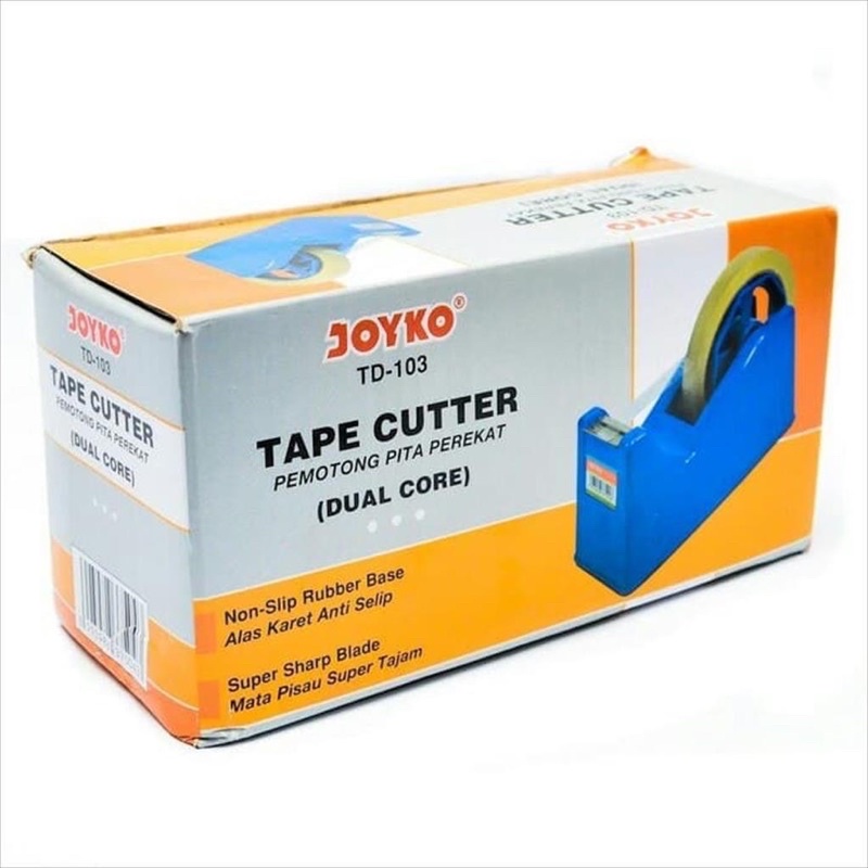 

TAPE DISPENSER / CUTTER JOYKO TD 103 - TD103 PEMOTONG / TEMPAT LAKBAN ISOLASI SOLATIP